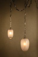 Vintage Brass Daith Chandelier 48" by Corbett Lighting, view 5