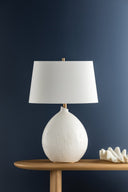 White Denali Table Lamp 19" by Hudson Valley, view 8