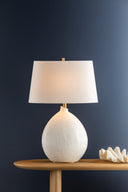 White Denali Table Lamp 19" by Hudson Valley, view 4