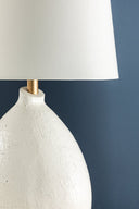 White Denali Table Lamp 19" by Hudson Valley, view 6