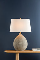 Gray Denali Table Lamp 19" by Hudson Valley, view 3