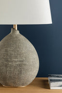 Gray Denali Table Lamp 19" by Hudson Valley, view 6