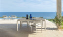 Dolcevita Alu Lounge Armchair by Talenti, outdoor setting