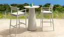 Dolcevita Alu Bar Stool by Talenti, outdoor setting