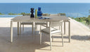 Dolcevita Alu Dining Armchair by Talenti, outdoor setting