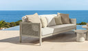 Dolcevita Alu Three-Seater Sofa by Talenti, outdoor setting
