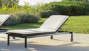 Dolcevita Alu Sunbed by Talenti, outdoor setting