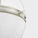 Polished Nickel Donnell Pendant 12.5" by Hudson Valley, view 2