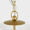 Aged Brass Donnell Pendant 17.5" by Hudson Valley, view 3
