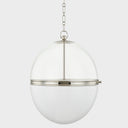 Polished Nickel Donnell Pendant 17.5" by Hudson Valley, view 3