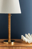 Aged Brass Dorset Table Lamp 13.5" by Hudson Valley, view 4
