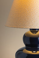 Ceramic Egyptian Blue Dumont Table Lamp 19" by Hudson Valley, view 5