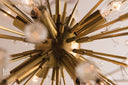 Aged Brass Dunkirk Chandelier 20" by Hudson Valley, view 5