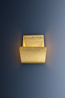 Aged Brass Dunnsville Wall Sconce 8.5" by Hudson Valley, view 2