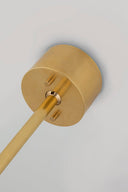 Aged Brass Durham Chandelier 42" by Hudson Valley, view 2