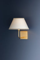 Aged Brass Durland Wall Sconce 10.5" by Hudson Valley, view 4