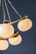 Aged Brass Duxbury Chandelier 43.75" by Hudson Valley, view 4