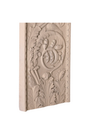 Carved Marble Wall Object Acanthus