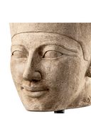 Carved Sandstone Statue Bust of Hatshepsut