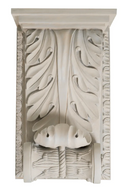 Sculptural Classic Wall Object Acanthus