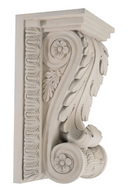 Sculptural Classic Wall Object Acanthus