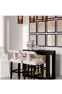 Beige Cut-Out Counter Stool Roumier
