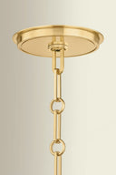 Aged Brass Ellsworth Lantern 15" by Hudson Valley, view 7