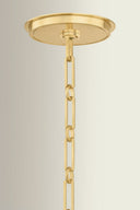 Aged Brass Ellsworth Lantern 22" by Hudson Valley, view 4