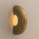 Vintage Brass Enko Wall Sconce 3.5" by Corbett Lighting, view 5