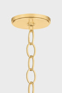 Aged Brass Enosburg Pendant 11" by Hudson Valley, view 7