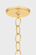 Aged Brass Enosburg Pendant 16" by Hudson Valley, view 2