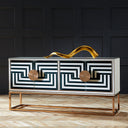 Op Art 64" Credenza