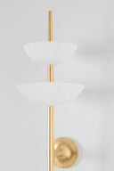 Vintage Gold Leaf Evander Wall Sconce 11.5" by Corbett Lighting