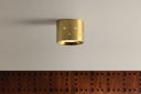 Aged Brass Edisto Flush Mount 4.5" by Hudson Valley, view 5
