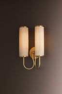 Aged Brass Elaine Wall Sconce 10.25" by Hudson Valley, view 3
