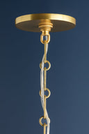 Aged Brass Eldridge Pendant 14" by Hudson Valley, view 8