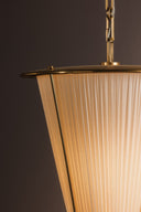 Aged Brass Ellsworth Lantern 15" by Hudson Valley, view 3
