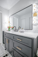 Aged Brass Elmont Bath And Vanity 4.75" x 24.75" by Hudson Valley, view 2