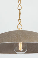 Vintage Gold Leaf Eve Pendant 32" by Hudson Valley, view 4