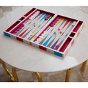 Checkerboard Backgammon Set