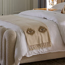 Muse Eyes Embellished Throw in White