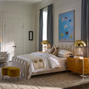 Muse Eyes Embellished Throw in White