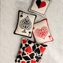 Ace Of Hearts Needlepoint Pillow