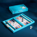Playa Leather Backgammon Set