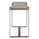 Argos 52" Console Table with Capri Beige Marble Top and Antique Brass Base, view 3