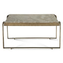 Argos 32" Coffee Table with Marble and Antique Brass, view 4