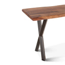 Brisbane 58" Console Table in Natural Sheesham Wood and Iron, view 5