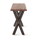 Brisbane 58" Console Table in Natural Sheesham Wood and Iron, view 4