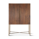 Cosmopolitan 39" Bar Cabinet in Honey Brown, view 4