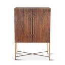 Cosmopolitan 39" Bar Cabinet in Honey Brown, view 2